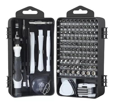 Caja de hierramientas Precisión + Kit 122 piezas - Tienda Universo